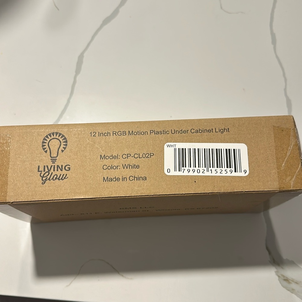 Motion under cabinet light
